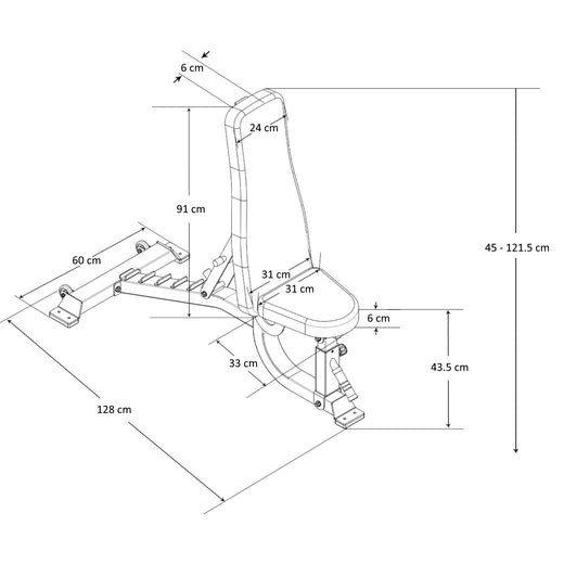 GM2 Half Power Rack Set With Bench Barbell and Coloured Bumper Weight Plates