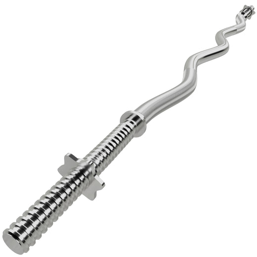 Chrome ez-bar barbell