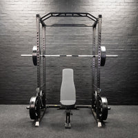 Thumbnail for GM1 Power Rack with Adjustable Bench Olympic Barbell and 150kg Bumper Weight Plates Set