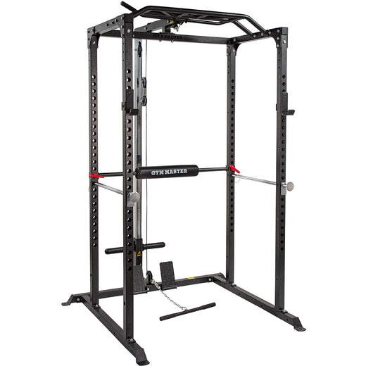 GM1 Lap Bar Leg Pad Knee Cushion Power Rack Attachment for Lat Pulldown Exercises on 50x50mm Cages