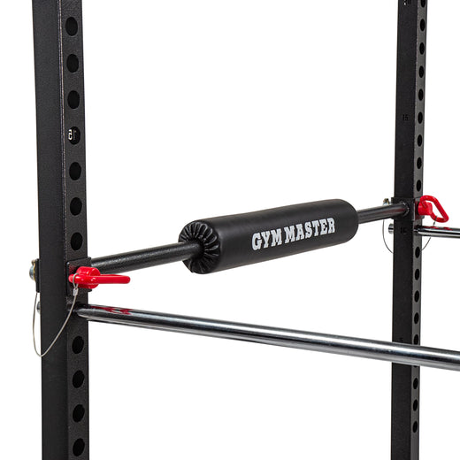 GM1 Lap Bar Leg Pad Knee Cushion Power Rack Attachment for Lat Pulldown Exercises on 50x50mm Cages