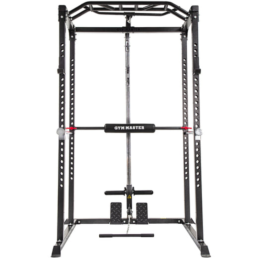 GM1 Lap Bar Leg Pad Knee Cushion Power Rack Attachment for Lat Pulldown Exercises on 50x50mm Cages