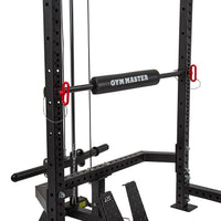 Thumbnail for GM3 Lap Bar Leg Pad Knee Cushion Power Rack Attachment for Lat Pulldown Exercises on 60x60mm Cages
