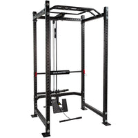 Thumbnail for GM3 Lap Bar Leg Pad Knee Cushion Power Rack Attachment for Lat Pulldown Exercises on 60x60mm Cages