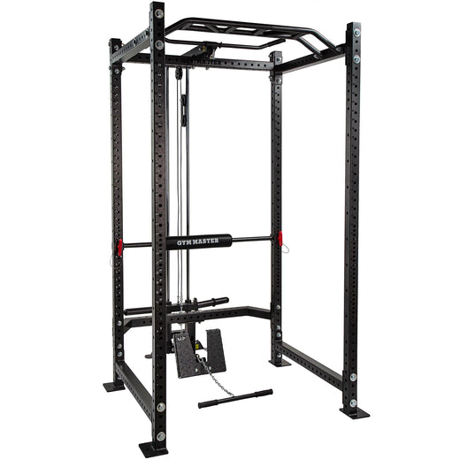 GM3 Lap Bar Leg Pad Knee Cushion Power Rack Attachment for Lat Pulldown Exercises on 60x60mm Cages
