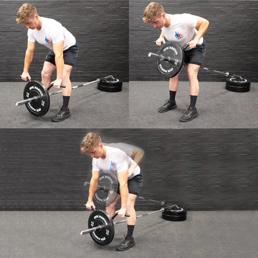 GM3 Straight Grip Landmine T-Bar Row Handle for Olympic Barbells