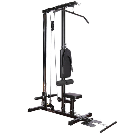 Lat Machine with Ab Crunch Attachment