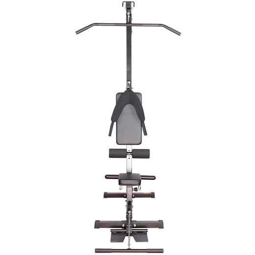 Lat Machine with Ab Crunch Attachment