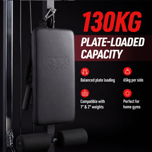 Lat Machine with Ab Crunch Attachment