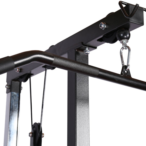 Lat Machine with Ab Crunch Attachment