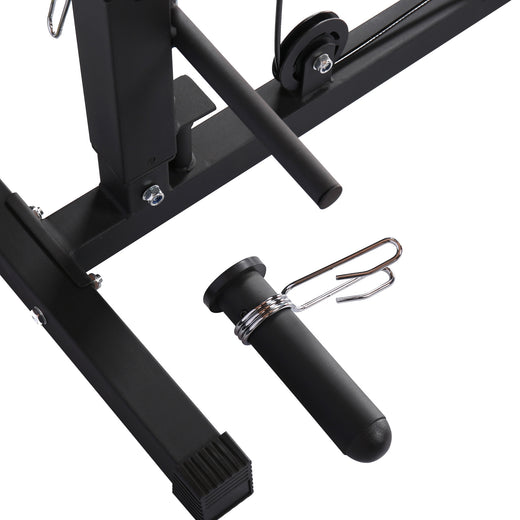 Lat Machine with Ab Crunch Attachment