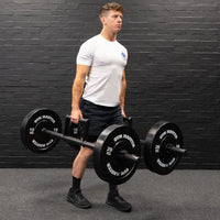 Thumbnail for Pair of Farmers Walk Handles and Collars for Olympic Weight Plates