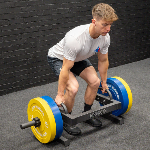 Open Olympic Trap Style Rickshaw Bar Deadlift