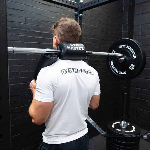 7ft Olympic Safety Squat Bar with Quick Release Collars