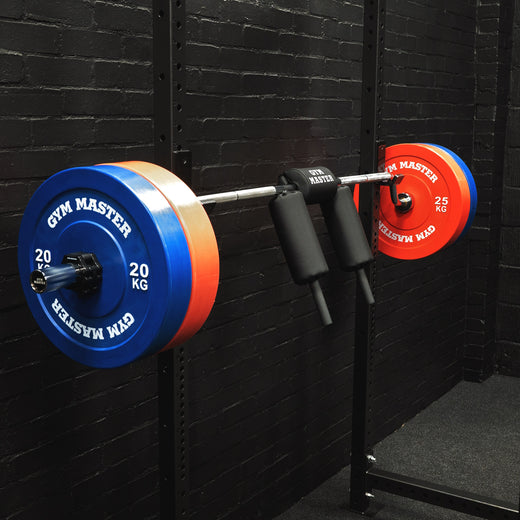 7ft Olympic Safety Squat Bar with Quick Release Collars