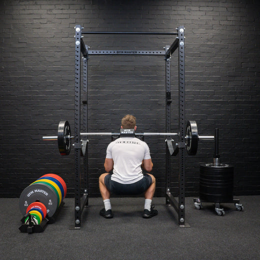 7ft Olympic Safety Squat Bar with Quick Release Collars
