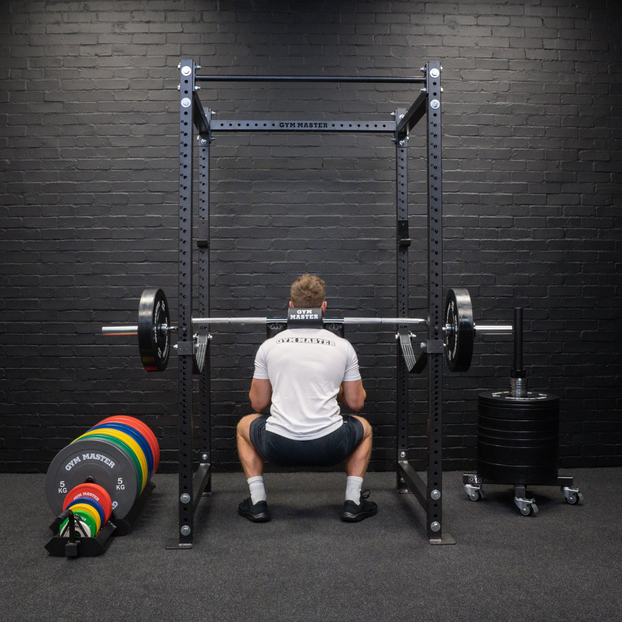 7ft Olympic Safety Squat Bar with Quick Release Collars – Gym