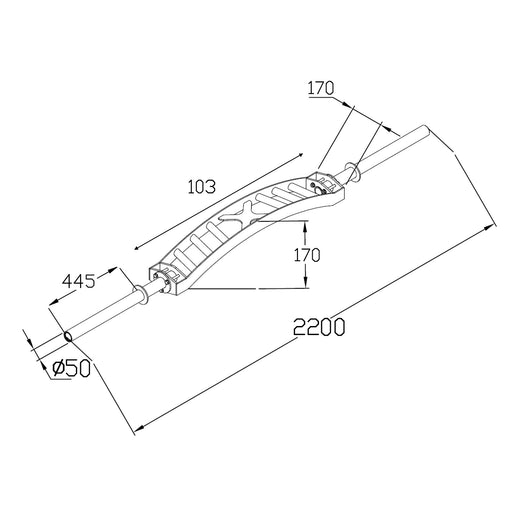 Olympic Cambered Multi Grip Football | Swiss Bar