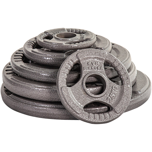 Cast Iron 2" Olympic Tri-Grip Weight Plates