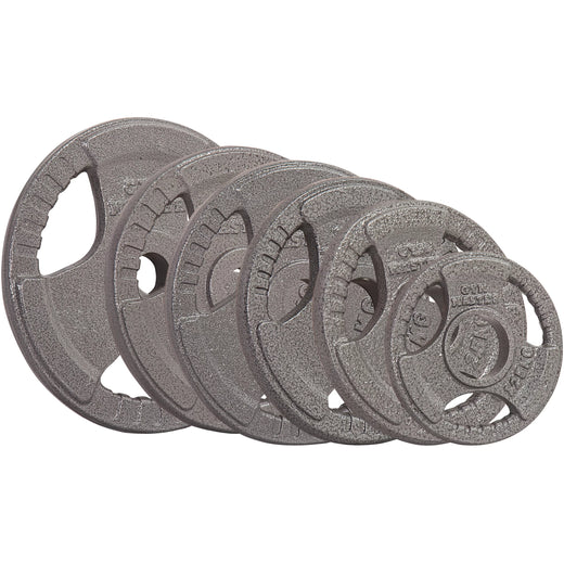 Cast Iron 2" Olympic Tri-Grip Weight Plates