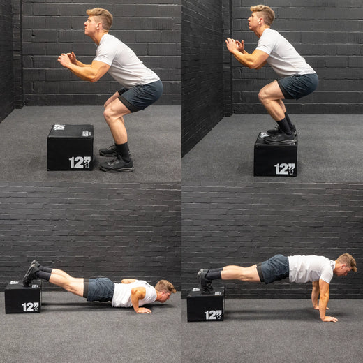 Adjustable Plyometric Squat Jump Boxes