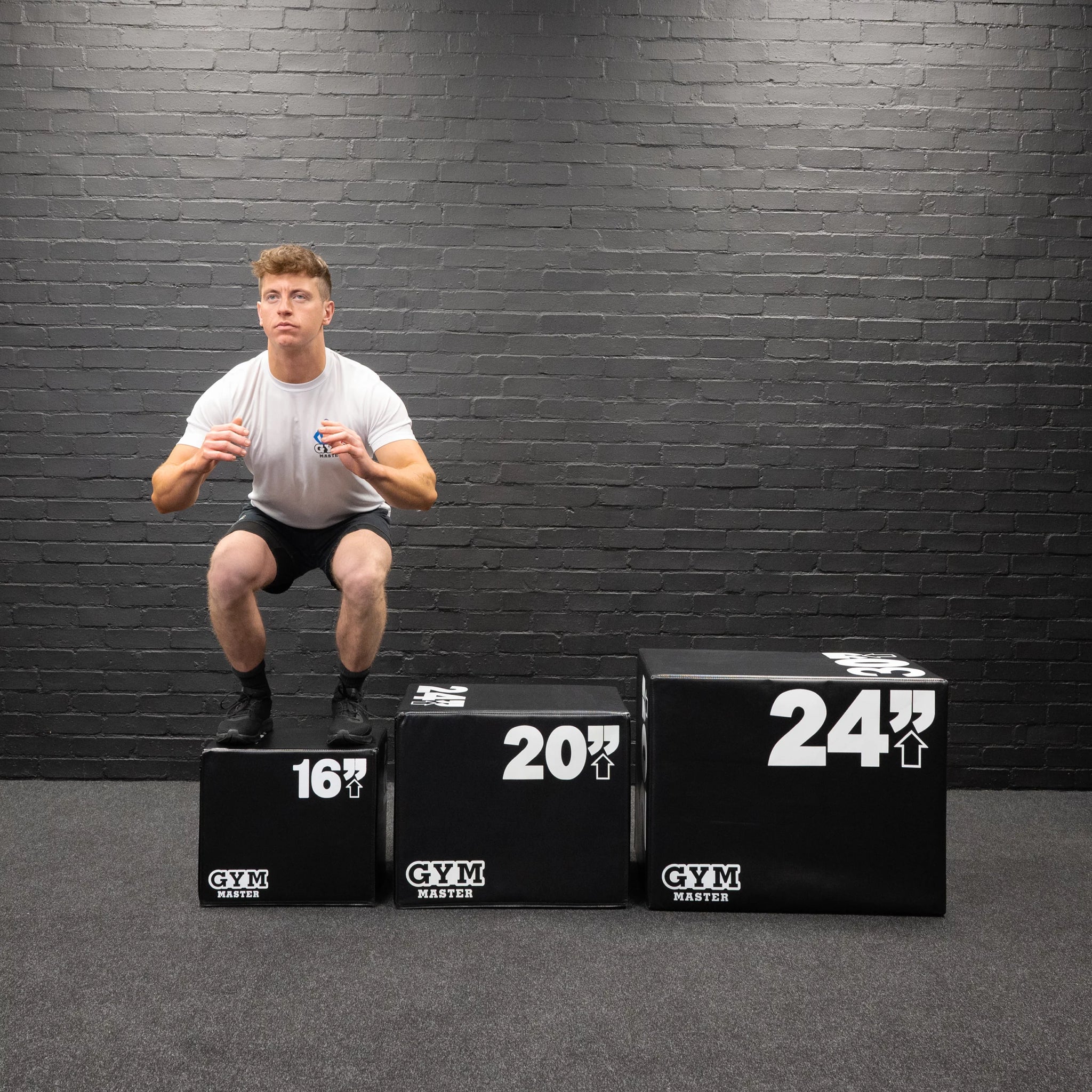 Adjustable Plyometric Squat Jump Boxes