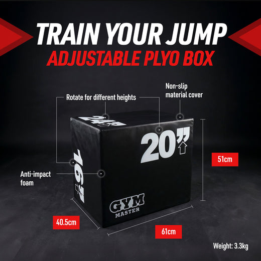 Adjustable Plyometric Squat Jump Boxes