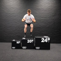 Thumbnail for Adjustable Plyometric Squat Jump Boxes