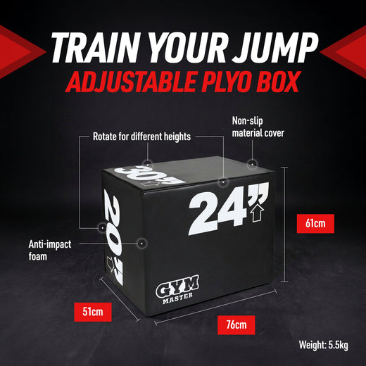 Adjustable Plyometric Squat Jump Boxes