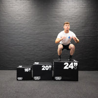 Thumbnail for Adjustable Plyometric Squat Jump Boxes