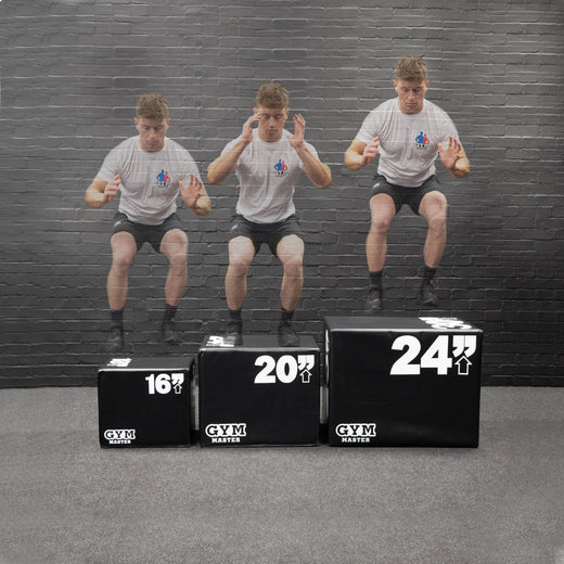 Adjustable Plyometric Squat Jump Boxes