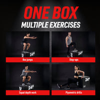 Thumbnail for Adjustable Plyometric Squat Jump Boxes