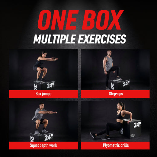 Adjustable Plyometric Squat Jump Boxes