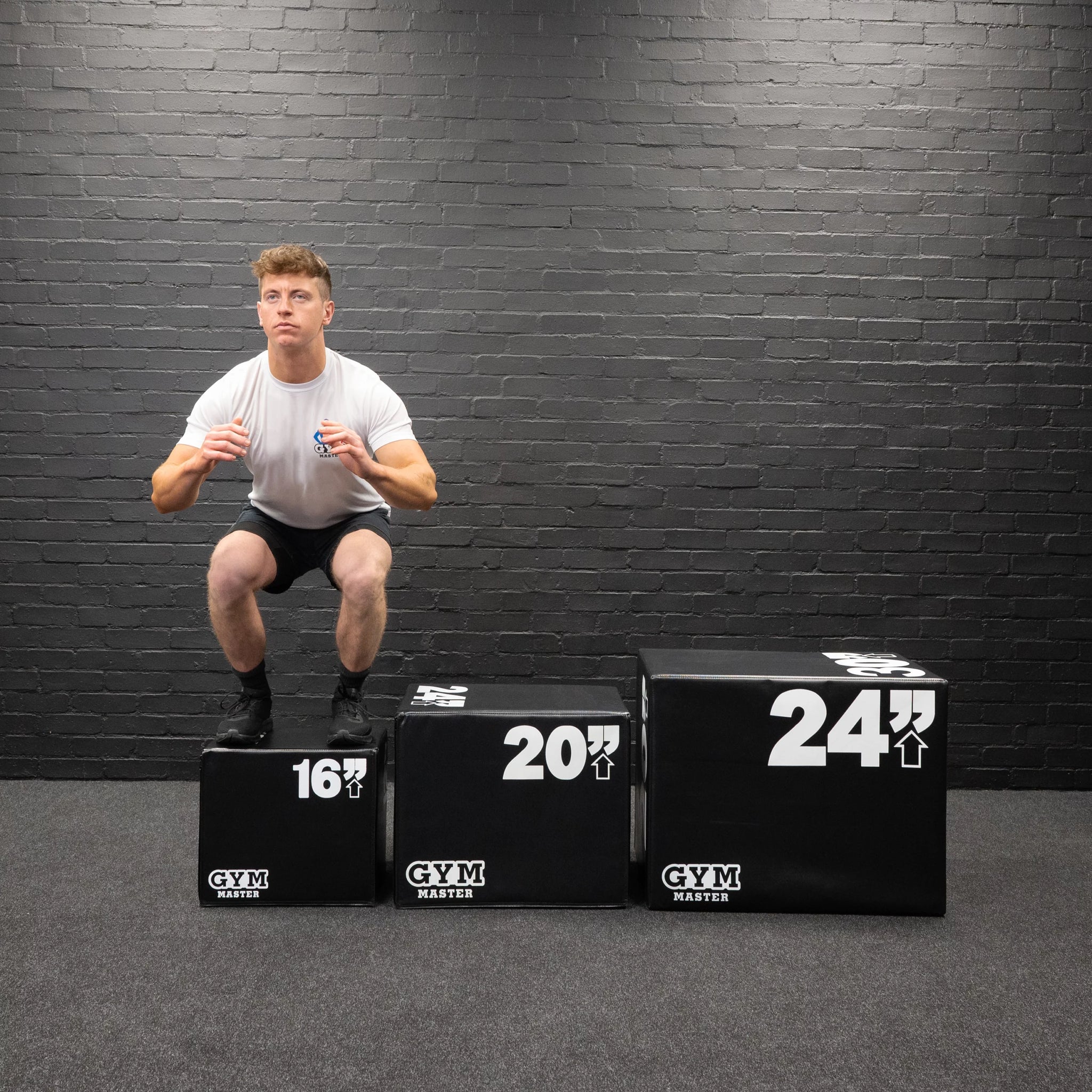 Adjustable Plyometric Squat Jump Boxes