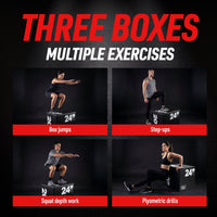 Thumbnail for Adjustable Plyometric Squat Jump Boxes