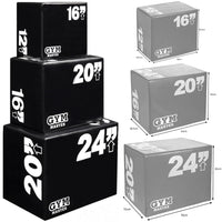 Thumbnail for Adjustable Plyometric Squat Jump Boxes