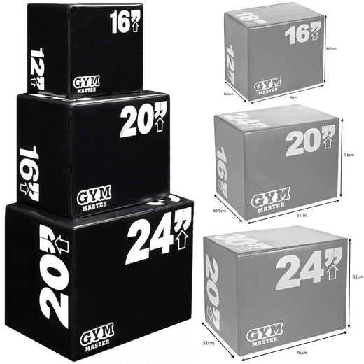 Adjustable Plyometric Squat Jump Boxes