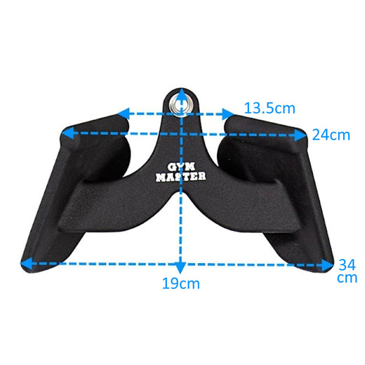 Lat Pull Down Cable Machine Attachment Handle Max Grips