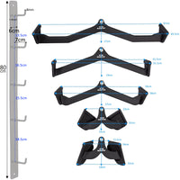 Thumbnail for Lat Pull Down Cable Machine Attachment Handle Max Grips