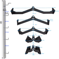 Thumbnail for Lat Pull Down Cable Machine Attachment Handle Max Grips