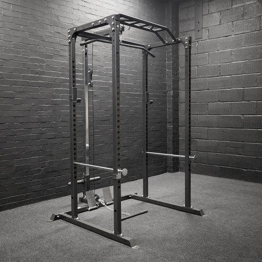 GM1 Power Rack Squat Cage with Optional Dual Cable Pulley System