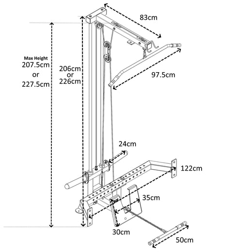 Dual Cable System Attachment for GM3 Power Rack