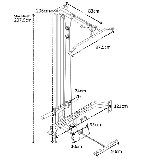 Dual Cable System Attachment for GM3 Power Rack