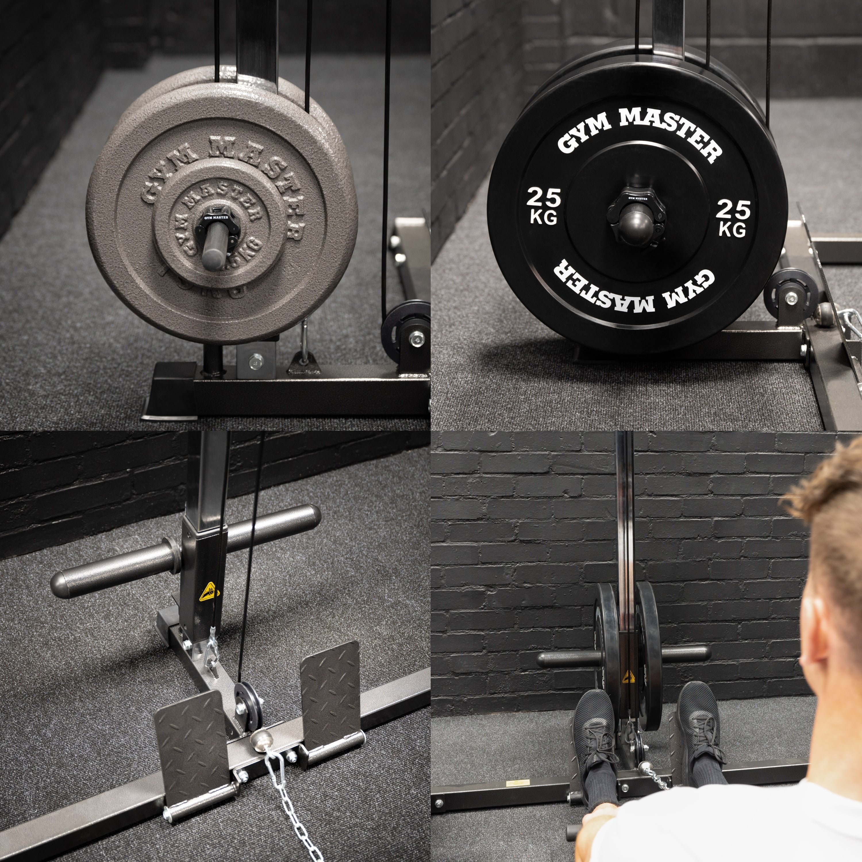 GM1 Power Rack Squat Cage with Optional Dual Cable Pulley System – Gym ...