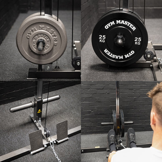 GM1 Power Rack Squat Cage with Optional Dual Cable Pulley System