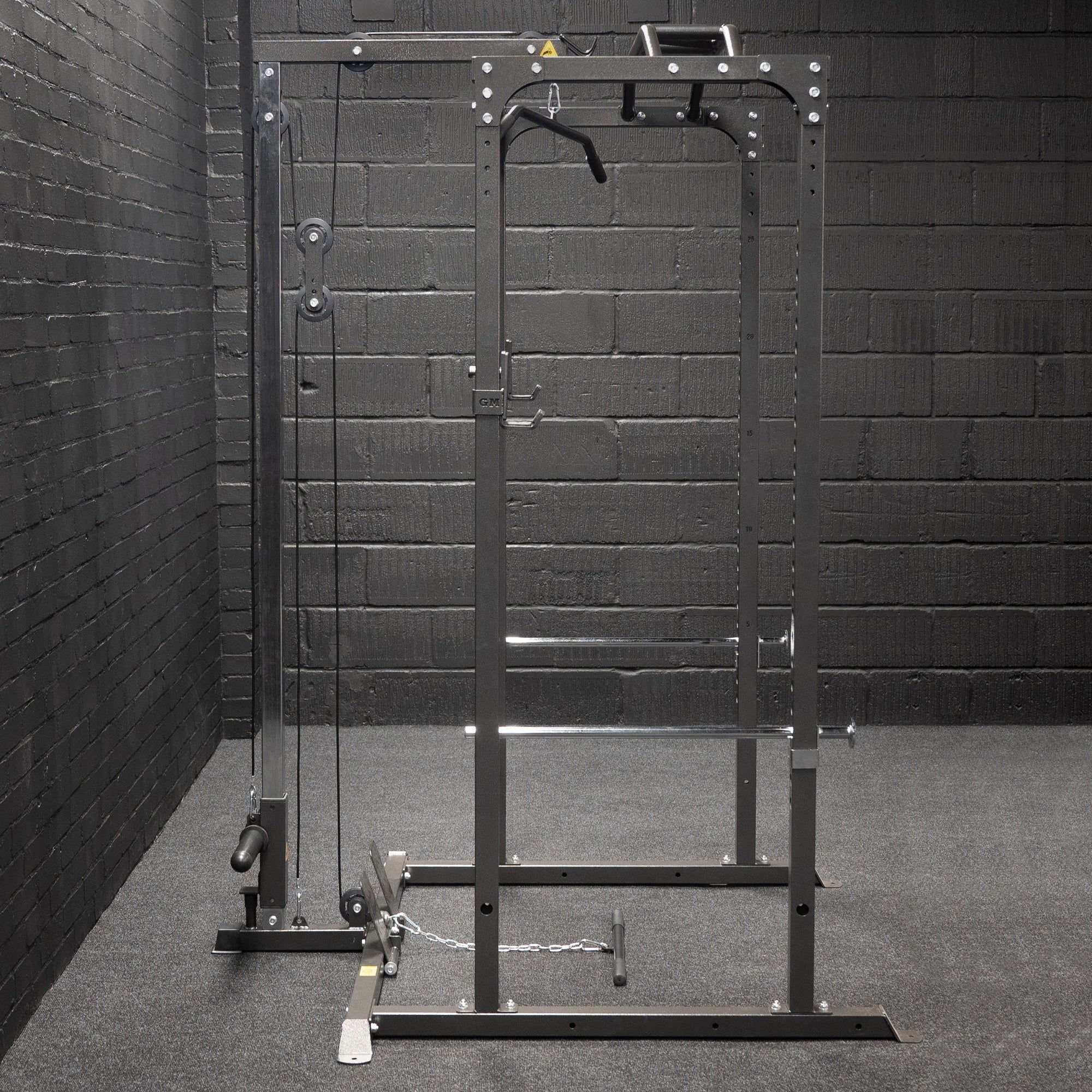 GM1 Power Rack Squat Cage with Optional Dual Cable Pulley System – Gym ...