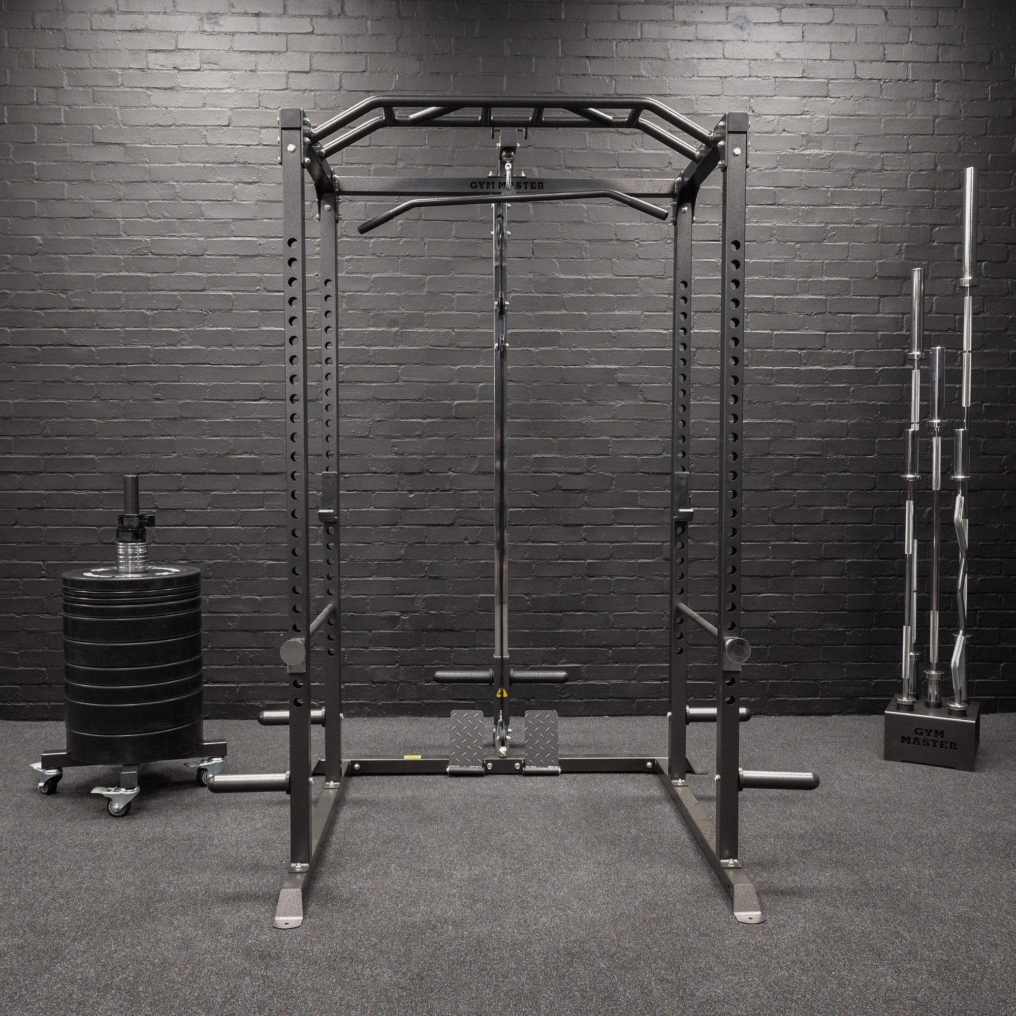 GM1 Power Rack Squat Cage with Optional Dual Cable Pulley System – Gym ...