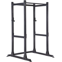 Thumbnail for A black weight lifting rack,
