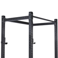 Thumbnail for A black weight lifting rack,