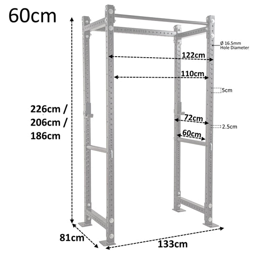 GM3 Power Rack Squat Cage - Fully Customisable